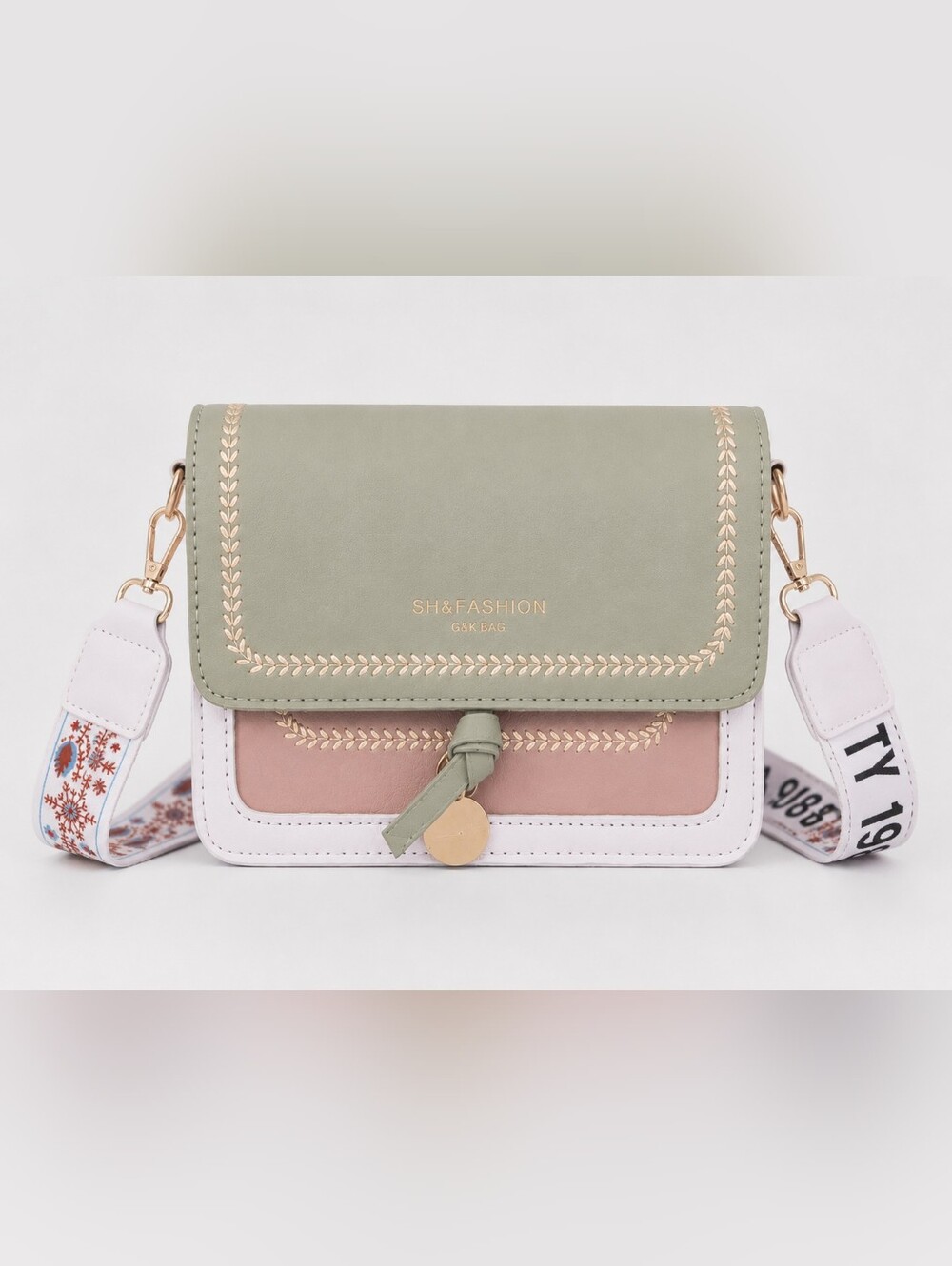 Pastel Colorblock Bag